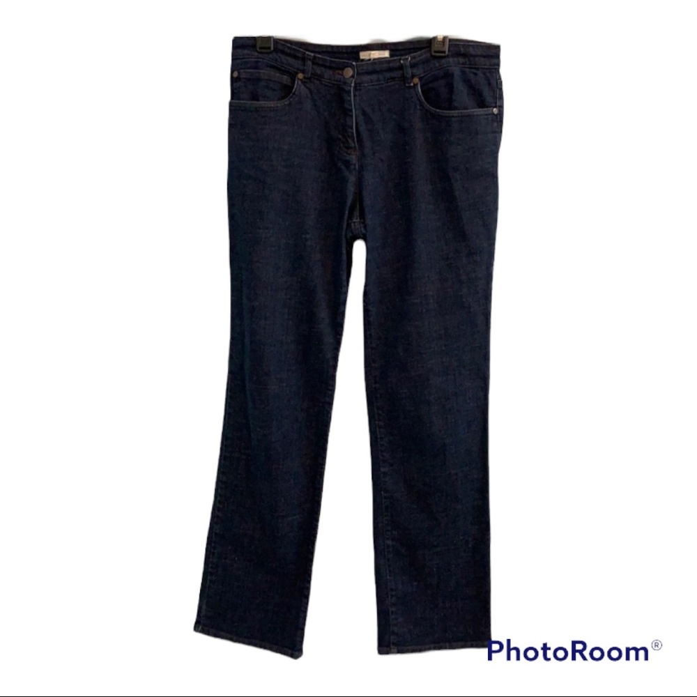 EILEEN FISHER Dark Denim Jeans Size M Great Condition